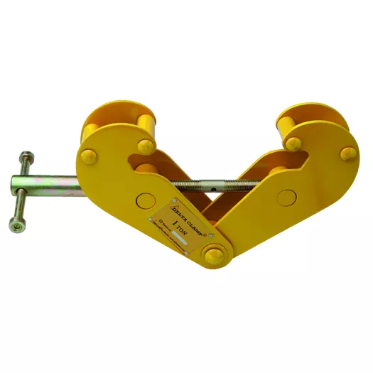 Pince à poutre - CMU de 1T à 20T - Largeur de poutre de 75 à 370 mm - Coloris : Noir ou Jaune Visuel 1 principal Pince à poutre - CMU de 1T à 20T - Largeur de poutre de 75 à 370 mm - Coloris : Noir ou Jaune Visuel 1 principal